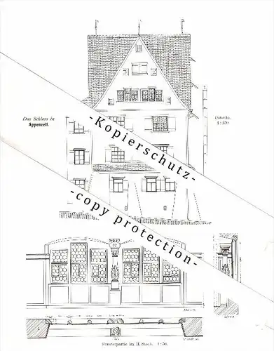 Photographien / Ansichten , 1913 , Trogen , Prospekt , Architektur , Fotos !!!