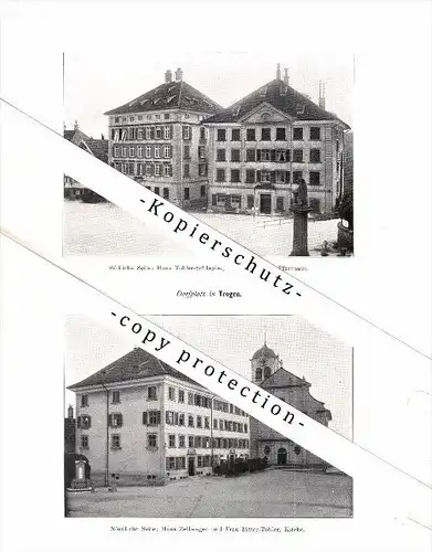 Photographien / Ansichten , 1913 , Trogen , Prospekt , Architektur , Fotos !!!