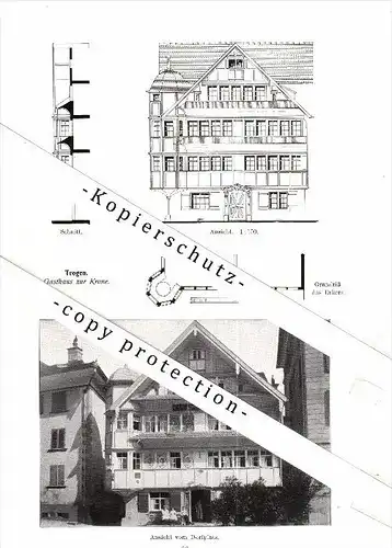 Photographien / Ansichten , 1913 , Trogen , Prospekt , Architektur , Fotos !!!