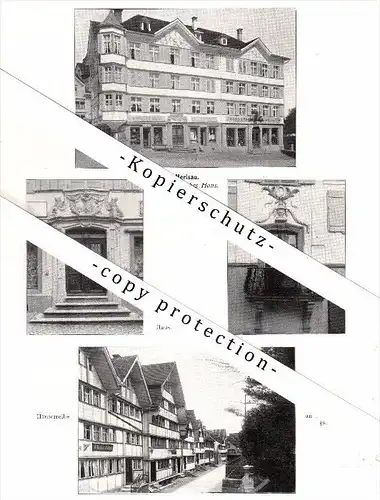 Photographien / Ansichten , 1913 , Herisau , Prospekt , Architektur , Fotos !!!