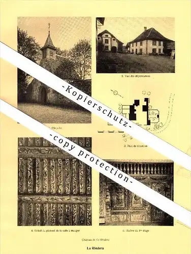 Photographien / Ansichten , 1928 , Belfaux , La Grande Riedera , Prospekt , Architektur , Fotos !!!