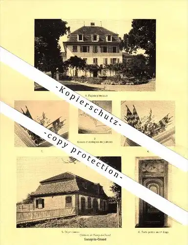 Photographien / Ansichten , 1928 , Torny le Grand , Mezieres , Middes , Bez. Glane , Prospekt , Architektur , Fotos !!!