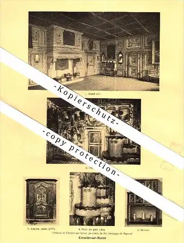 Photographien / Ansichten , 1928 , Wallenried , Cressier sur Morat , Prospekt , Architektur , Fotos !!!