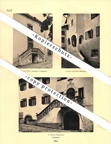 Photographien / Ansichten , 1923 , Zuoz , Kr. Oberengadin , Prospekt , Architektur , Fotos !!!