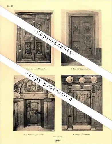 Photographien / Ansichten , 1923 , Scanfs / S-chanf , Kr. Oberengadin , Prospekt , Architektur , Fotos !!!