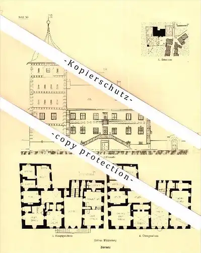 Photographien / Ansichten , 1923 , Zernez  , Kr. Sur Tasna , Prospekt , Architektur , Fotos !!!