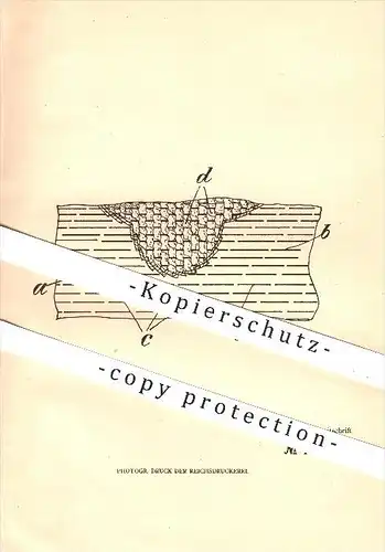 original Patent - Nathan Friedberger in Paris , 1905 , Handstickerei , Sticken , Stickerei , Handarbeit !!!