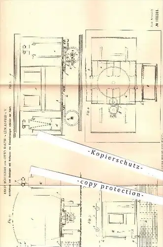 original Patent - E. Böttcher & O. Barth , Lengenfeld , 1897 , Besteigen u. Verlassen von Eisenbahnen während der Fahrt
