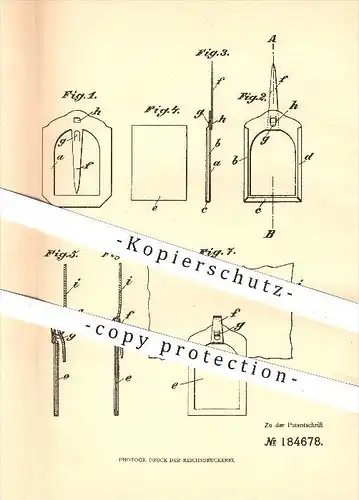 original Patent - Max Tetzlaff in Pr.-Stargard , Hängeetikett , Etikett , Preisetikett , Auspreisung , Preisschild !!!