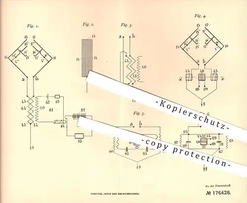 original Patent - Alessandro Artom in Turin , Italien , 1905 , Empfänger für elektromagnetische Wellen , Transformator !