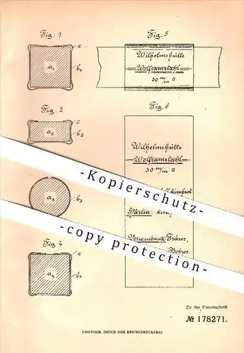 original Patent - Emil Jurthe in Frankfurt am Main , 1905 , Etikett aus federndem Material , Etiketten , Beschriftung !!