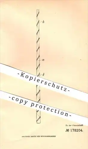 original Patent - W. Levi in Eschwege , 1906 , Peitsche , Peitschenstock , Tiere , Pferde , Pferdesport , Reiten !!!