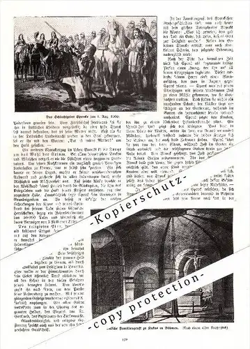 original Zeitungsbericht - 1914 - General von Sporck , Westerloh b. Delbrück , Kukus in Böhmen !!!