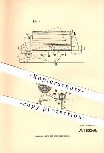 original Patent - Alfred Riessberger in Wien , 1906 , Schneidvorrichtung für Papier, Textilstoffe , Schneiden !!!