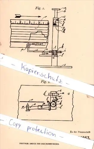 Original Patent - Anna Liethen geb. Reuter in Cöln , 1905 , Geschwindigkeitsmesser , Köln !!!