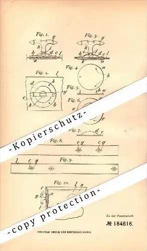 Original Patent - Marc Leo Lespous à Biarritz , 1906 , fixation pour boutons de culotte !!!