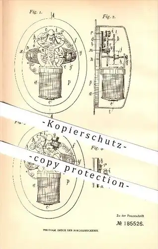 original Patent - Domingo Cervera-Canizares in Paris , 1905 , Elektrischer Stromunterbrecher , Strom , Elektrik !!!