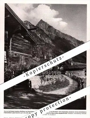 original Zeitungsausschnitt - 1942 - Gerstruben im Dietersbachtal , Oberstdorf , A4 Seite !!!