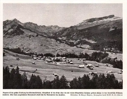original Zeitungsausschnitt - 1942 - Riezlern , Kleinwalsertal , Vorarlberg  !!!