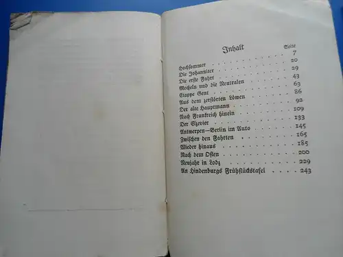 Kriegsfahrten eines Johanniters von 1915 , Fedor von Zobeltitz , Otto Naumann in Mansfeld !!!