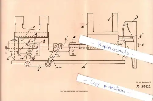 Original Patent - Gebr. Hau in Bürgel b. Offenbach a. M. , 1904 ,  !!!