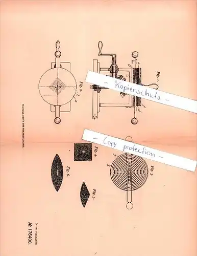 Original Patent - Firma Moritz Harnisch in Sehma  , 1905 , Herstellung von Besatzposamenten , Sehmatal !!!