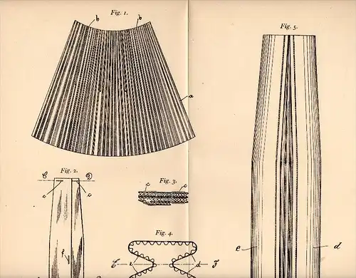 Original Patent - Theodor Schaak in Rodenkirchen b. Cöln a. Rh., 1905 , Flasche aus gewellter Pappe !!!