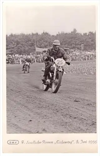7. Sandbahnrennen in Scheeßel 1956 , Motorrad , Sandbahn , Speedway , Grasbahn , Moto Cross !!!