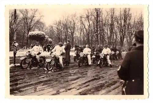 Foto Motorradrennen , Gotha 1935 , Arno Nacke , Motorrad , Grasbahn , Sandbahn , Enduro , Geländefahrt , Moto Cross !!!