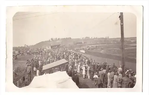 Bahnrennen Foto um 1920 , Motorradrennen , Motorrad , moto !!!