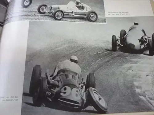 Der Rennfahrer und sein Wagen ,1954, Motorsport - Buch , Rennwagen , Mercedes , Bregenz  - Lochau , Vorarlberg , Ferrari