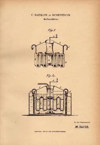 Original Patentschrift - Jakob Wurtz in Helmlingen b. Rheinau , 1885 , Brennstücke für Schuhmacher , Schuster , Schuhe