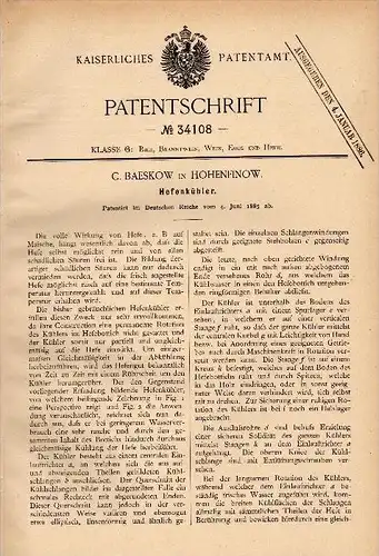 Original Patentschrift - Jakob Wurtz in Helmlingen b. Rheinau , 1885 , Brennstücke für Schuhmacher , Schuster , Schuhe