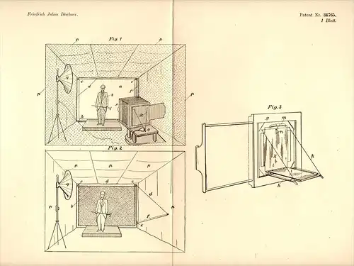Original Patentschrift - F.J. Dischner in Zürich , 1905 , photographische Bildnisse , Photographie , Fotografie !!!