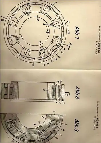 Original Patentschrift - Getriebe GmbH in Berlin - Oberschöneweide , 1937 , Automatikgetriebe !!!