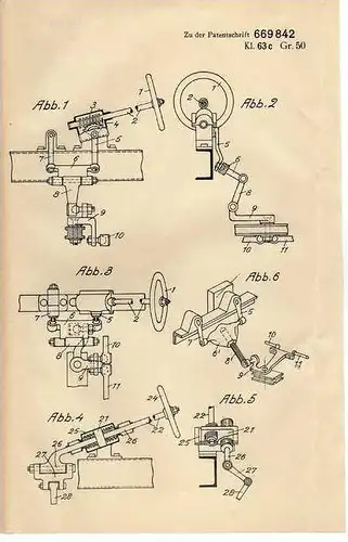 Original Patentschrift -  J. Kolbe in Hannover , 1936 , Kurvenlegerwagen , Seitenwagen , Beiwagen , BMW , NSU , Motorrad