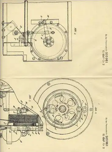 Original Patentschrift - Vickers Ltd. in Westminster , England , 1926 , Tiefeneinstellapparat für Seemine , mine !!!