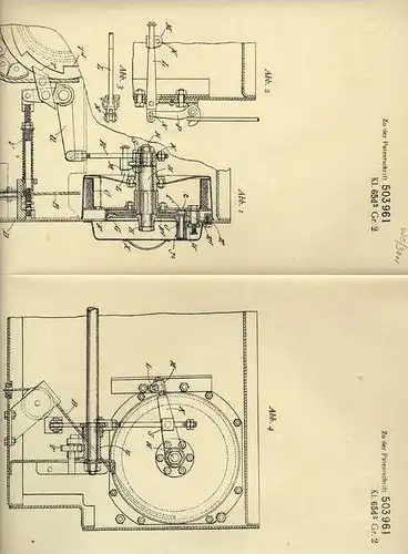 Original Patentschrift - Vickers Ltd. in Westminster , England , 1926 , Tiefeneinstellapparat für Seemine , mine !!!