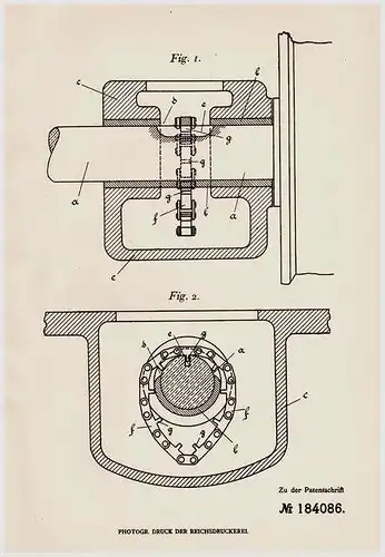 Original Patentschrift - H. Berve in Schnappach /  Sulzbach  , 1906 , Vorrichtung für Grubenwagen , Zeche , Grube , Saar