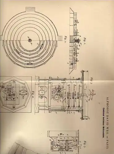 Original Patentschrift - Rennbahn , Pferderennen , 1900 , A. Weil in Paris , Pferde , Pferde , Wettrennbahn !!!