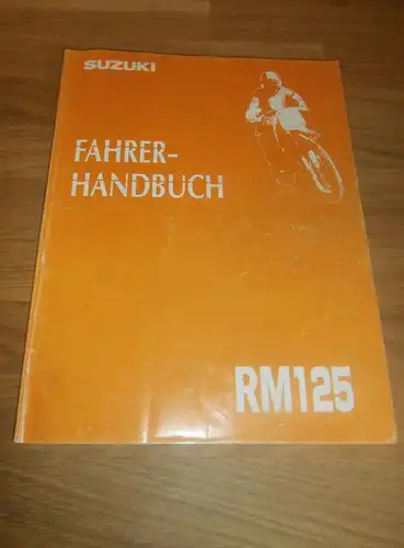 Suzuki RM 125 , Bj. 1992 , Reparaturhandbuch , Handbuch , Owners manual , Motocross , Handbuch , Oldtimer !!