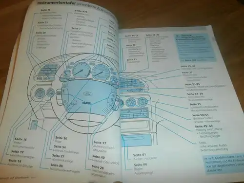 Ford Mondeo , Bj. 1993 , Handbuch , Betriebsanleitung , Anleitung !!!