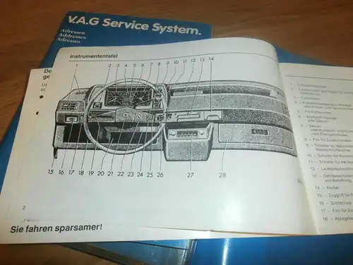 VW Polo Bj. 1982 , komplette Fahrzeugmappe , Handbuch , Betriebsanleitung , Anleitung !!!