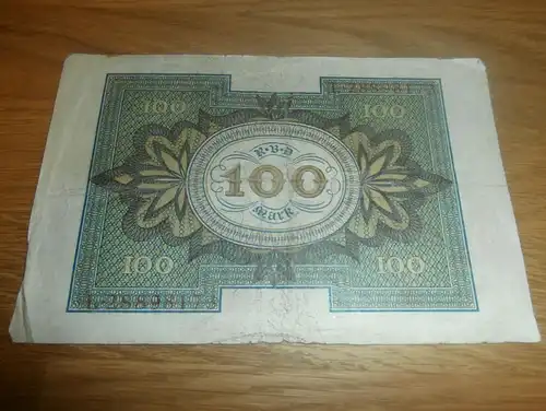 Reichsbanknote Hundert Mark Berlin 1920 Reichsbankdirektorium !!!