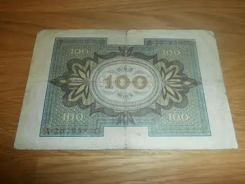 Reichsbanknote Hundert Mark Berlin 1920 Reichsbankdirektorium !!!