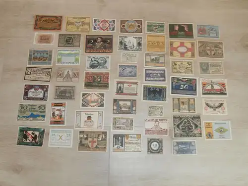 Sammlung 50x Notgeld - Deutschland unsortiert !!!