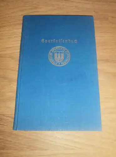 altes Sparbuch Zschopau , 1938 - 1944 , Otto Sander , Ingenieur , Adolf Hitler Straße , Sparkasse , Bank !!!