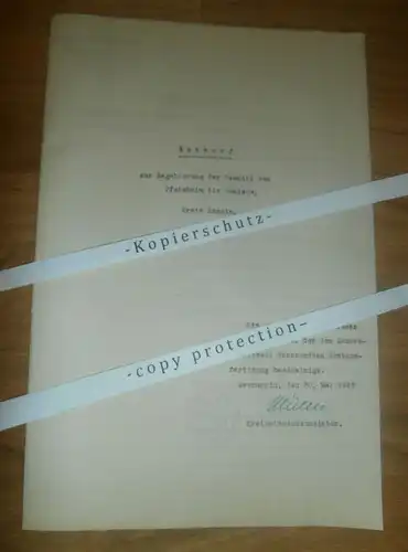 10seitig , Temnitz von Pfalzheim bis Paalzow , 1933 , Rägelin , Katerbow , Walsleben , Neuruppin , Kulturbauamt !!!