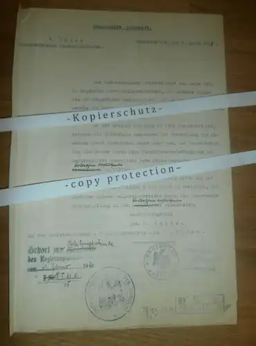 6 seitig , Central-Molkerei in Haßleben U/M , 1936 , Boitzenburg , Prenzlau , Regierung !!!