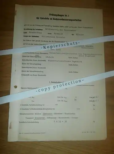 Zepernick , 1949 , Entwässerung Blindowsee , Prenzlau , Brandenburg !!!